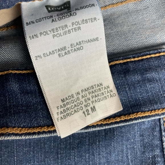 Levi’s Perfectly Slimming 512 Jeans Size 12M - Picture 3 of 9